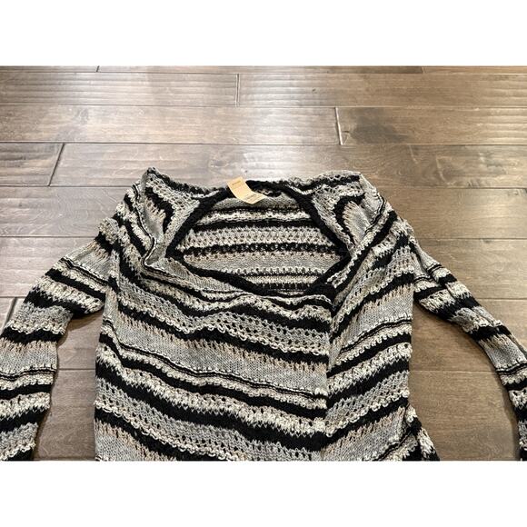 American Eagle Womens Open Front Open Knit Cardigan Sweater Cascading Size M NWT - Picture 4 of 10